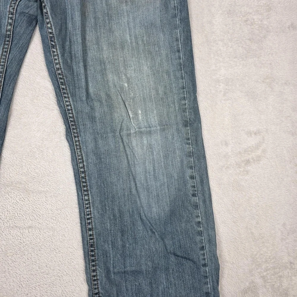Levis 559 Jeans Mens 36x30‎ Blue Relaxed Straight Leg Denim Casual Light Wash
